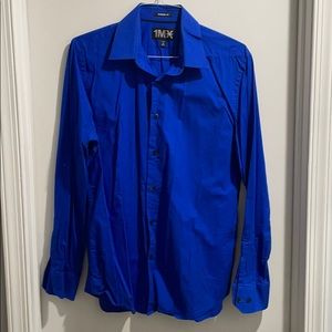 Blue express dress shirt